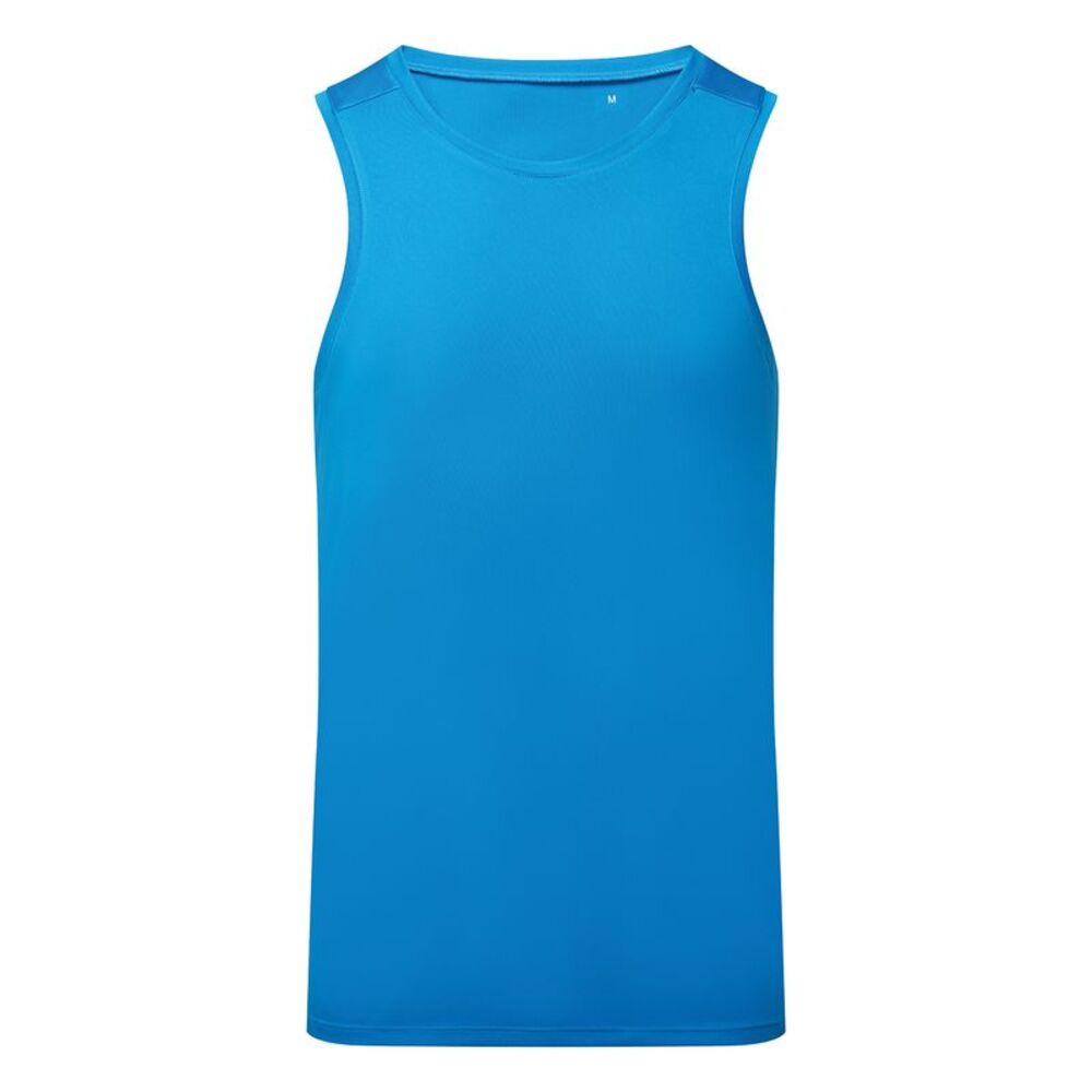 TriDri Mens Ion-Charge Performance Tank Top / Sapphire